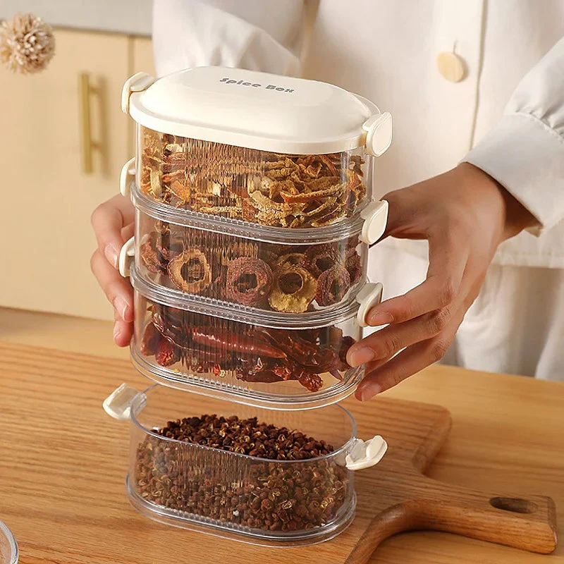 Spice Containers | Organize Faster Than Ever | Stackable, Airtight, Clear | SpiceNest - Image 12
