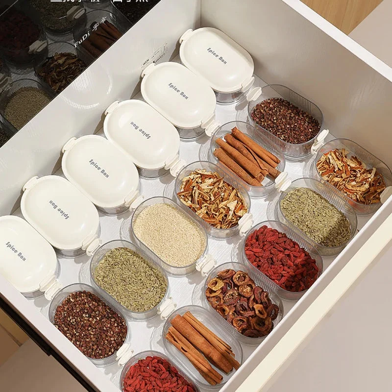 Spice Containers | Organize Faster Than Ever | Stackable, Airtight, Clear | SpiceNest - Image 6