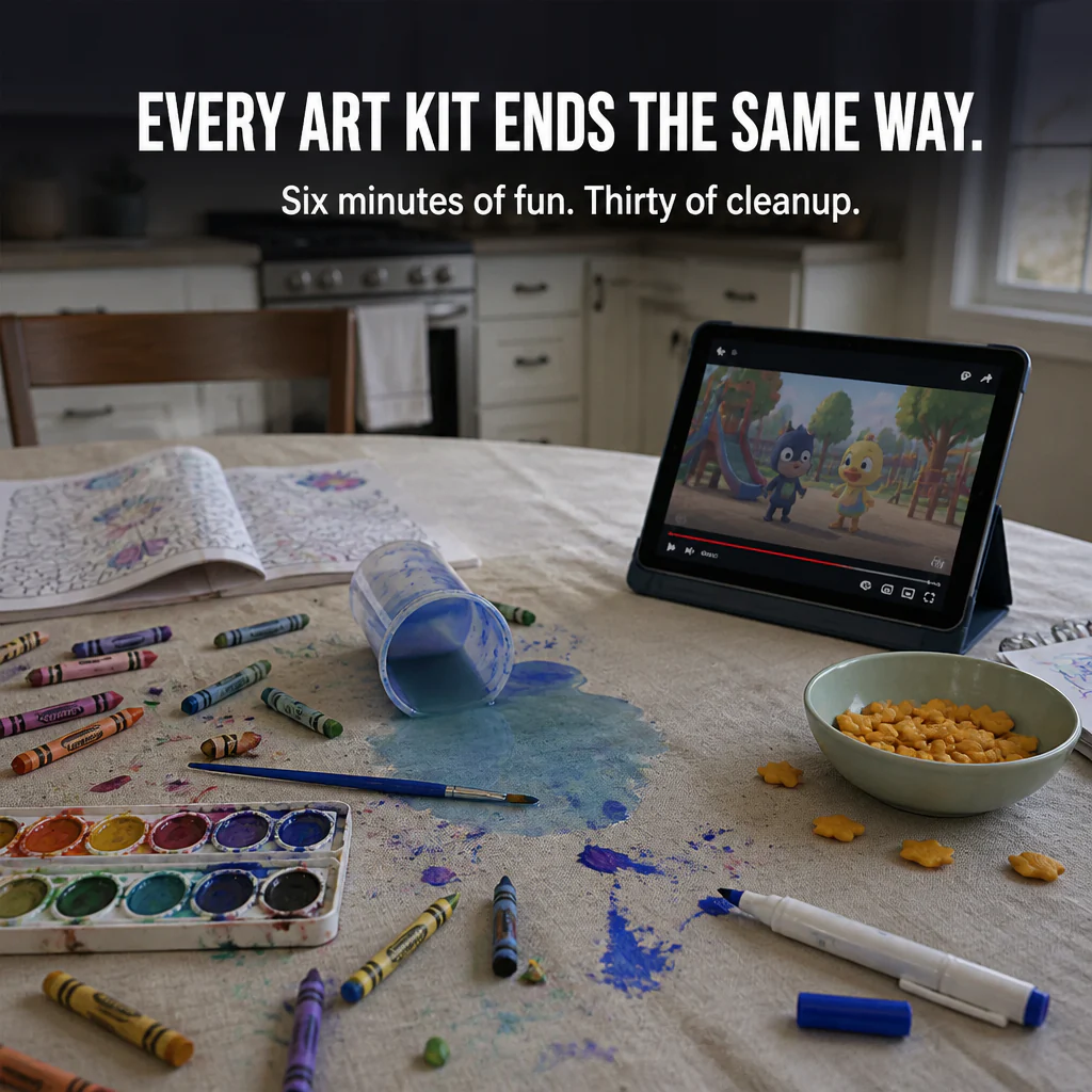 SplashForm™ — Turn Tap Water Into Marble Art Kids Lift, Dry, and Frame - Image 2