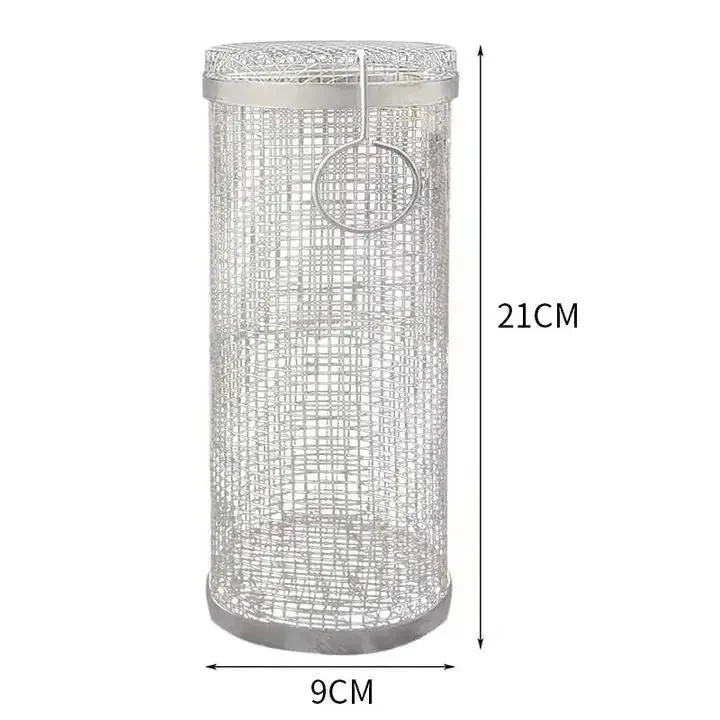Stainless Metal Grill Basket | Rolling Tray | Suitable for Small Grill Items | GrillRoll - Image 8