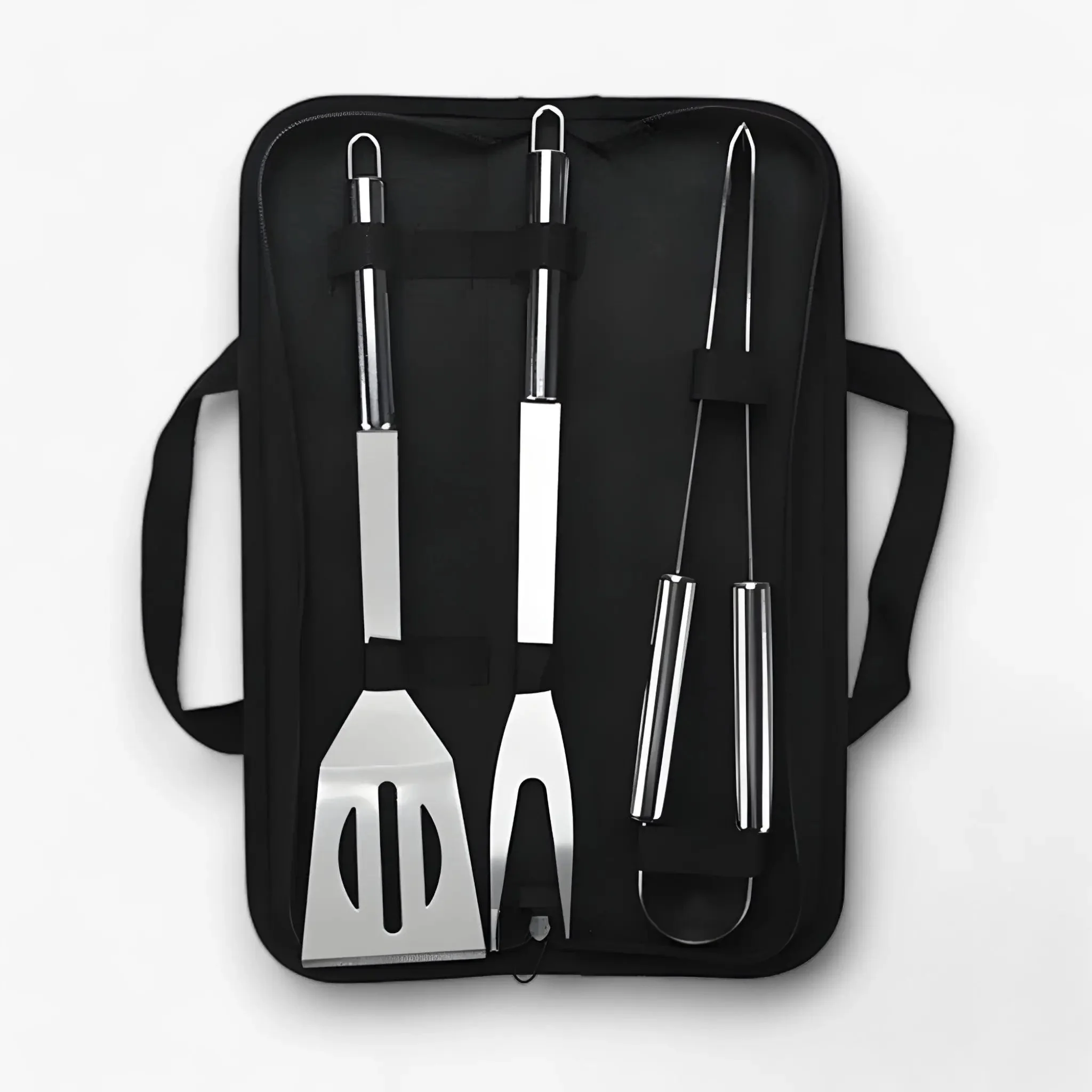 Stainless Steel BBQ Cutlery Set | Includes Carrying Case for Travel | Heat-Resistant Secure Grip | RostRanger - Image 15