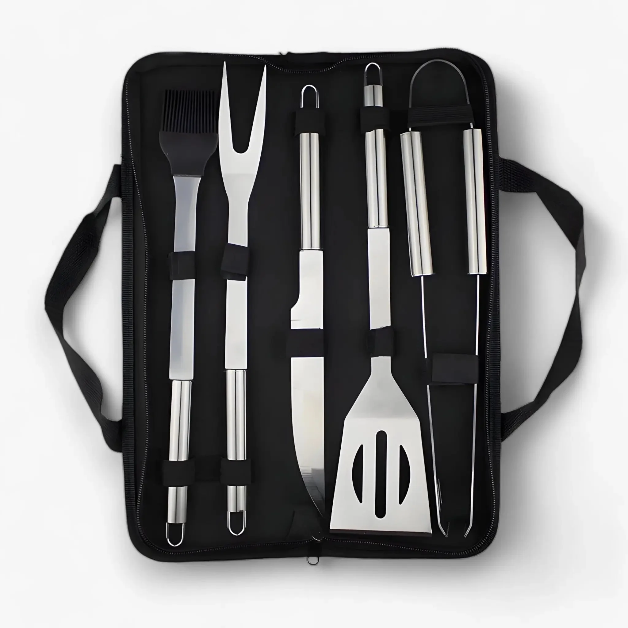 Stainless Steel BBQ Cutlery Set | Includes Carrying Case for Travel | Heat-Resistant Secure Grip | RostRanger - Image 16