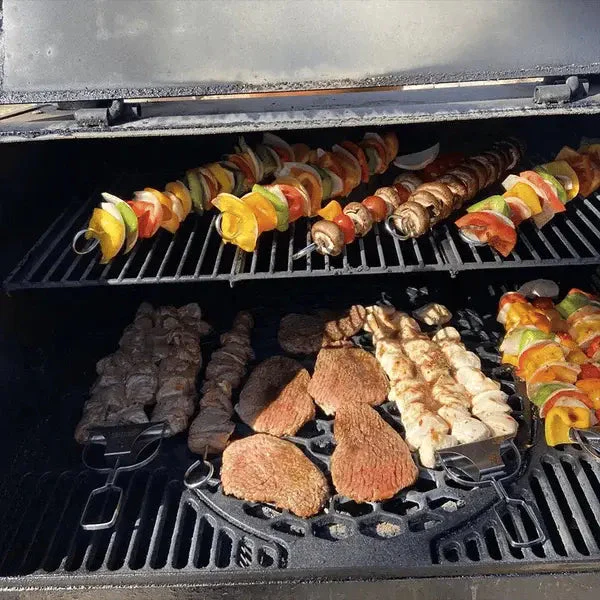 Stainless Steel BBQ Skewer | Double-Tine Design | Slide Scraper for Easy Cleaning | SpießPro - Image 10
