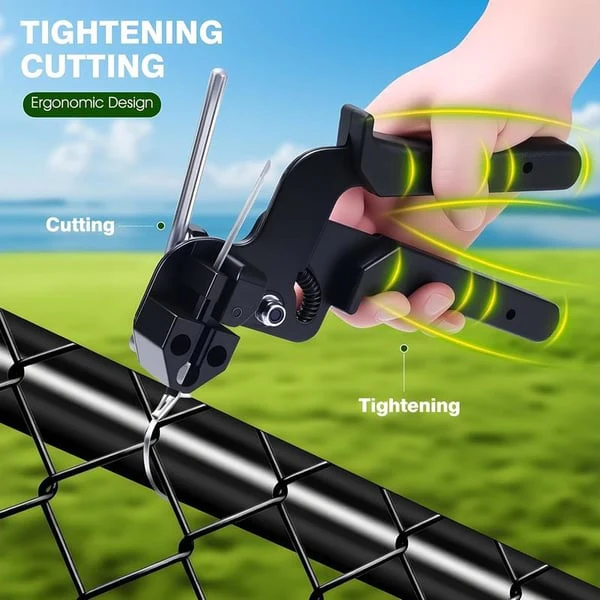 Stainless Steel Cable Tie Gun with Metal Fasteners - Image 3