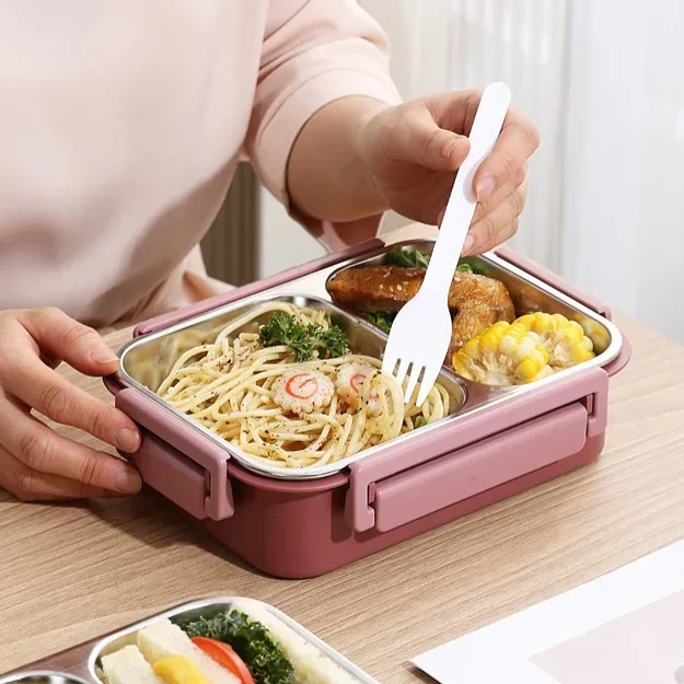 Stainless Steel Compartment Lunch Box - Image 10
