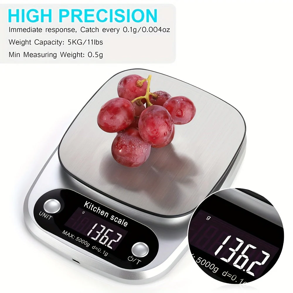 Stainless Steel Digital Kitchen Scale - Image 7