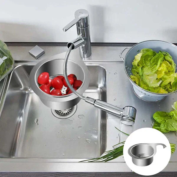 Stainless Steel Sink Basket Strainer | Swan-Shaped Drain Filter | SinkStrainer - Image 3
