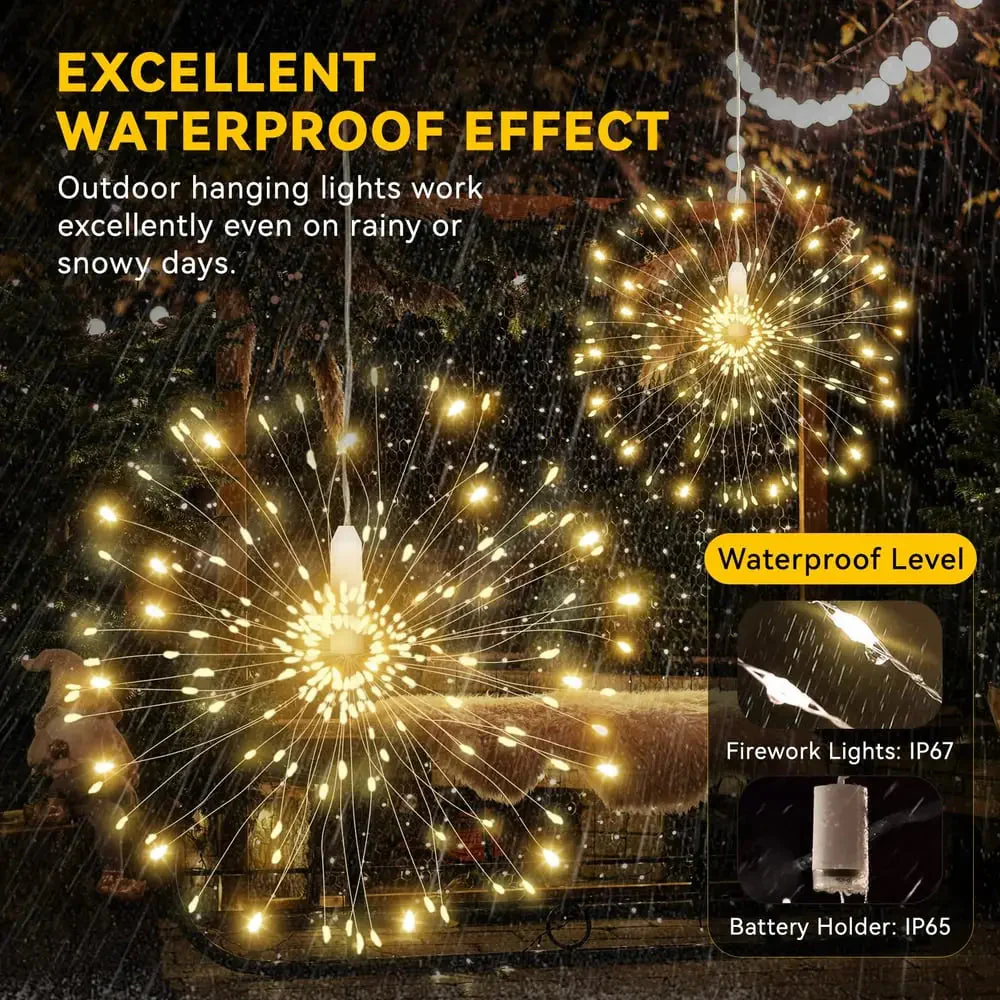 Starburst String Lights Set of 3 — Transforms Your Room into a Dazzling Light Show - Image 5