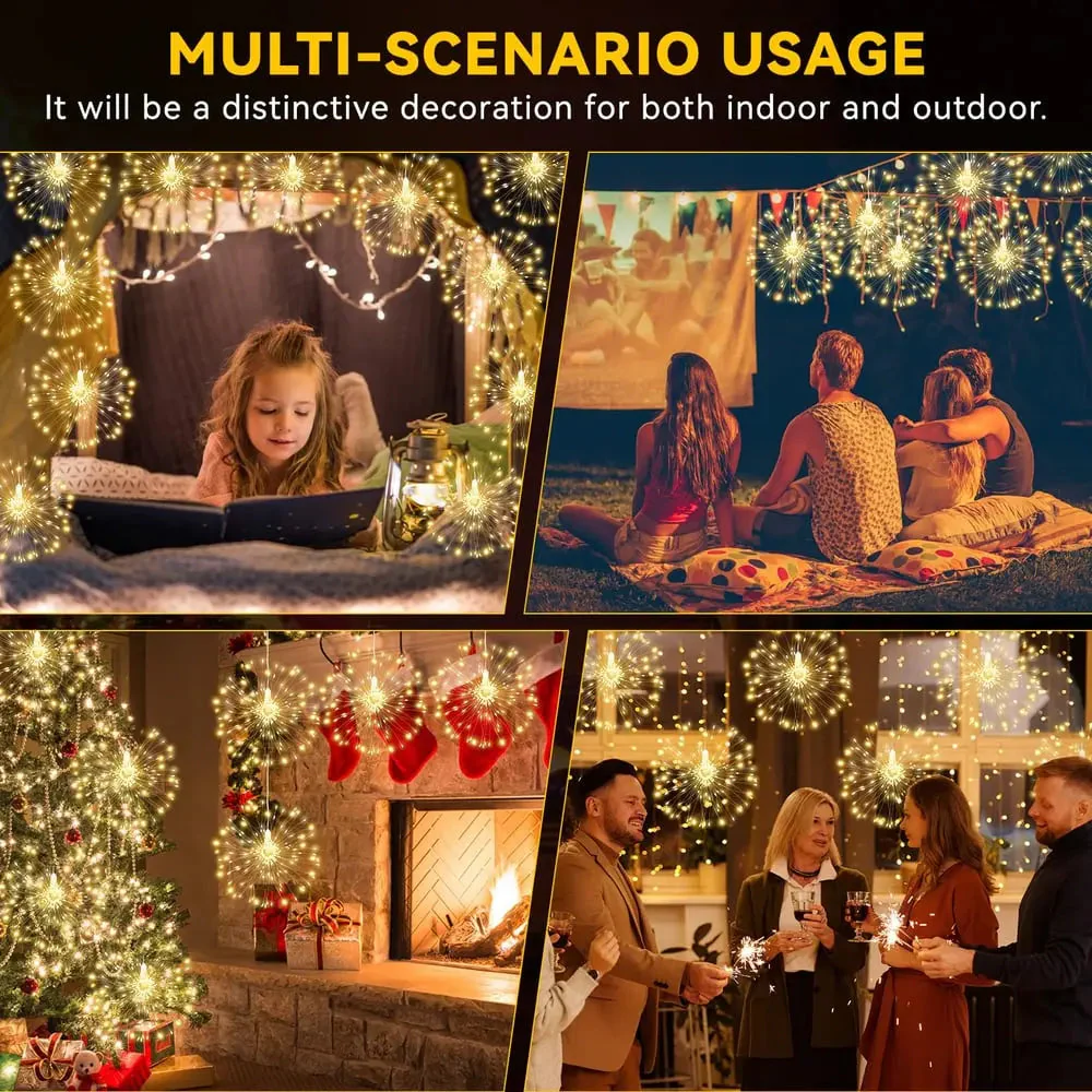 Starburst String Lights Set of 3 — Transforms Your Room into a Dazzling Light Show - Image 7