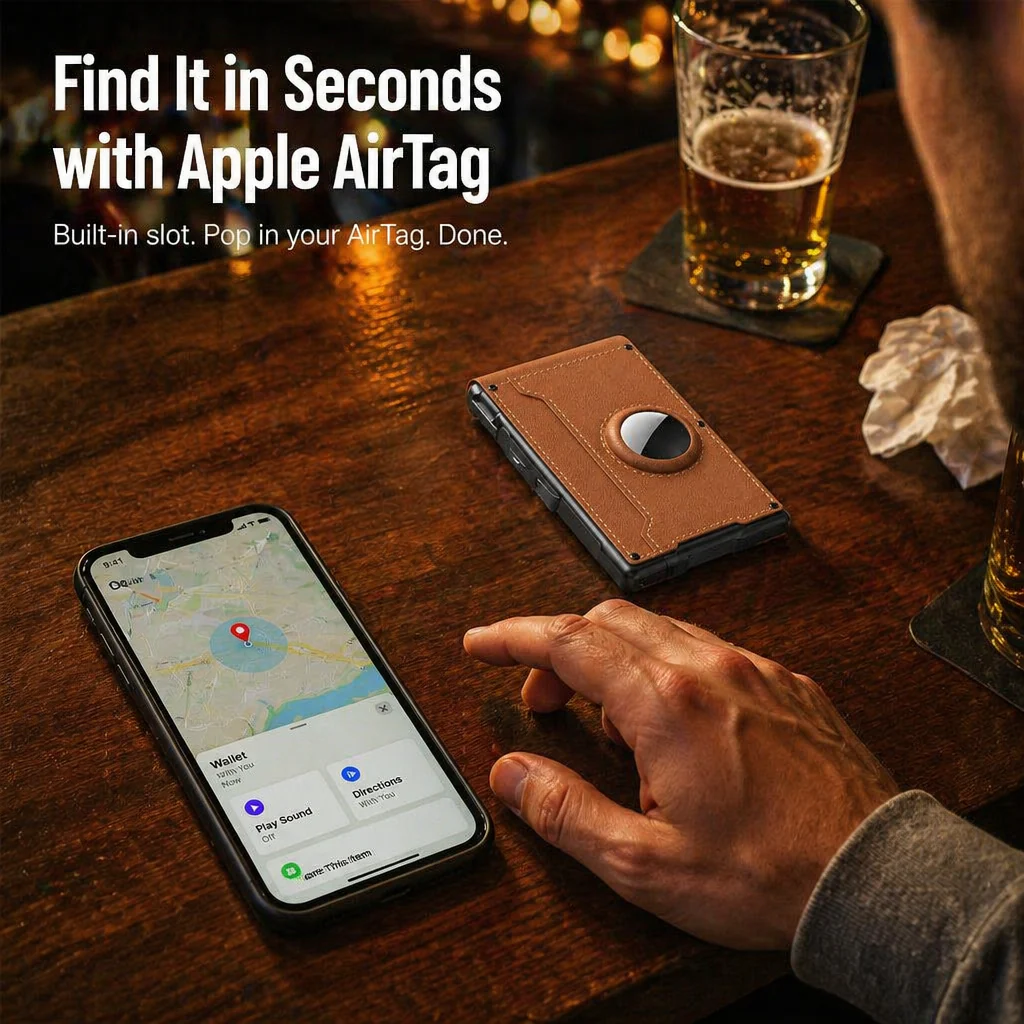 StealthEdge™ — Slim Your Carry, Block RFID Theft & Track It With AirTag - Image 2