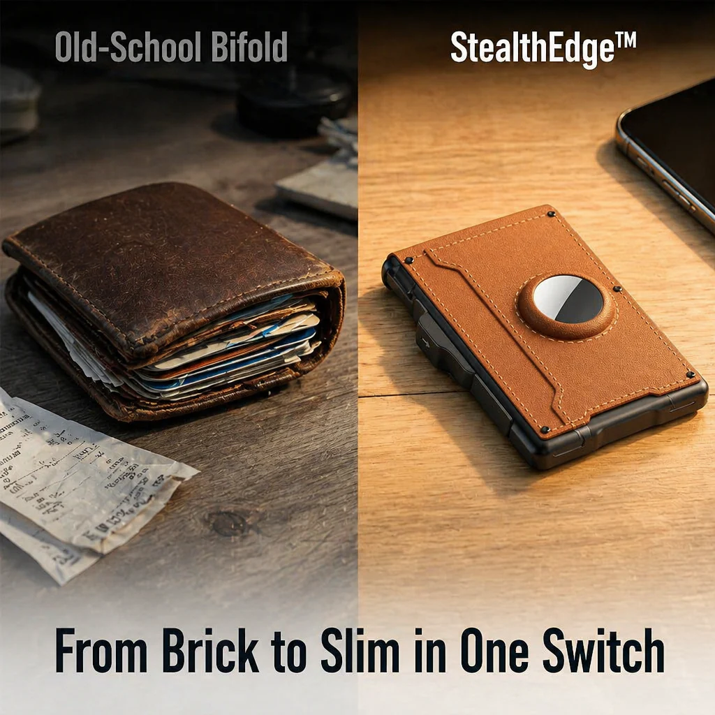 StealthEdge™ — Slim Your Carry, Block RFID Theft & Track It With AirTag - Image 6