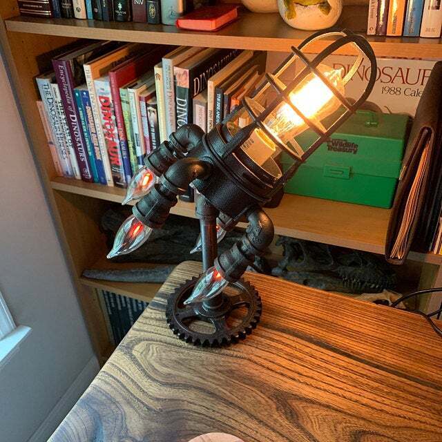 Steam Punk Rocket Lamp - Image 3