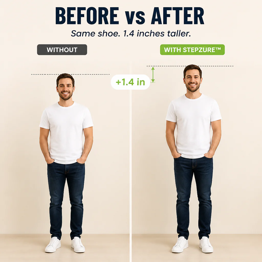 StepZure™ — Stand 1.4 Inches Taller in Any Shoe You Already Own - Image 5