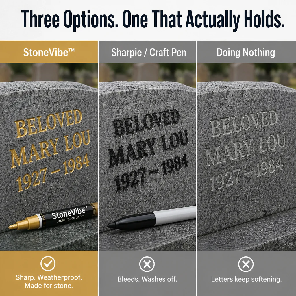 StoneVibe™ — Bring Faded Memorial Names Back to Sharp, Weatherproof Clarity - Image 6