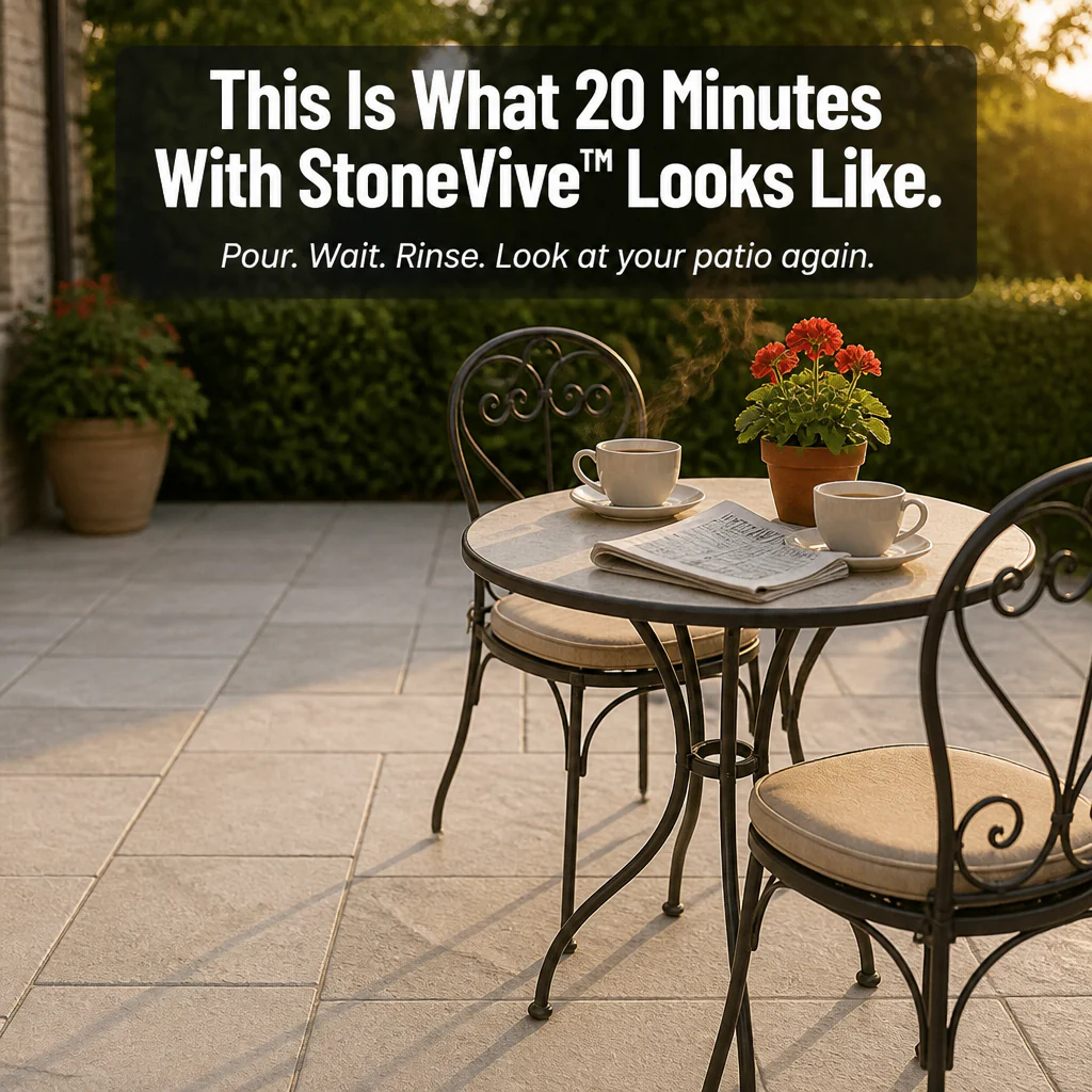 StoneVive™ — Pull Years of Patio Grime Out of Stone in One Rinse - Image 8