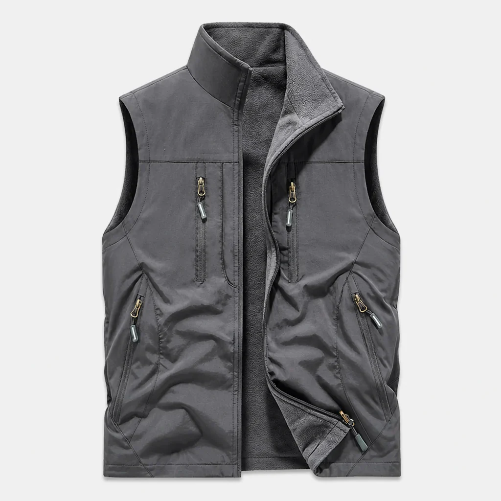 StratoGuard™ – Reversible Multi-Pocket Vest with Fleece Interior - Image 12