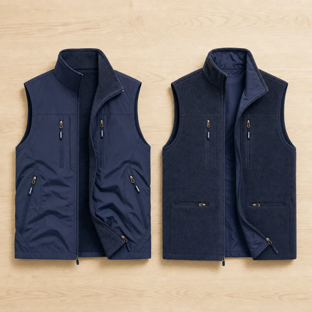 StratoGuard™ – Reversible Multi-Pocket Vest with Fleece Interior - Image 3