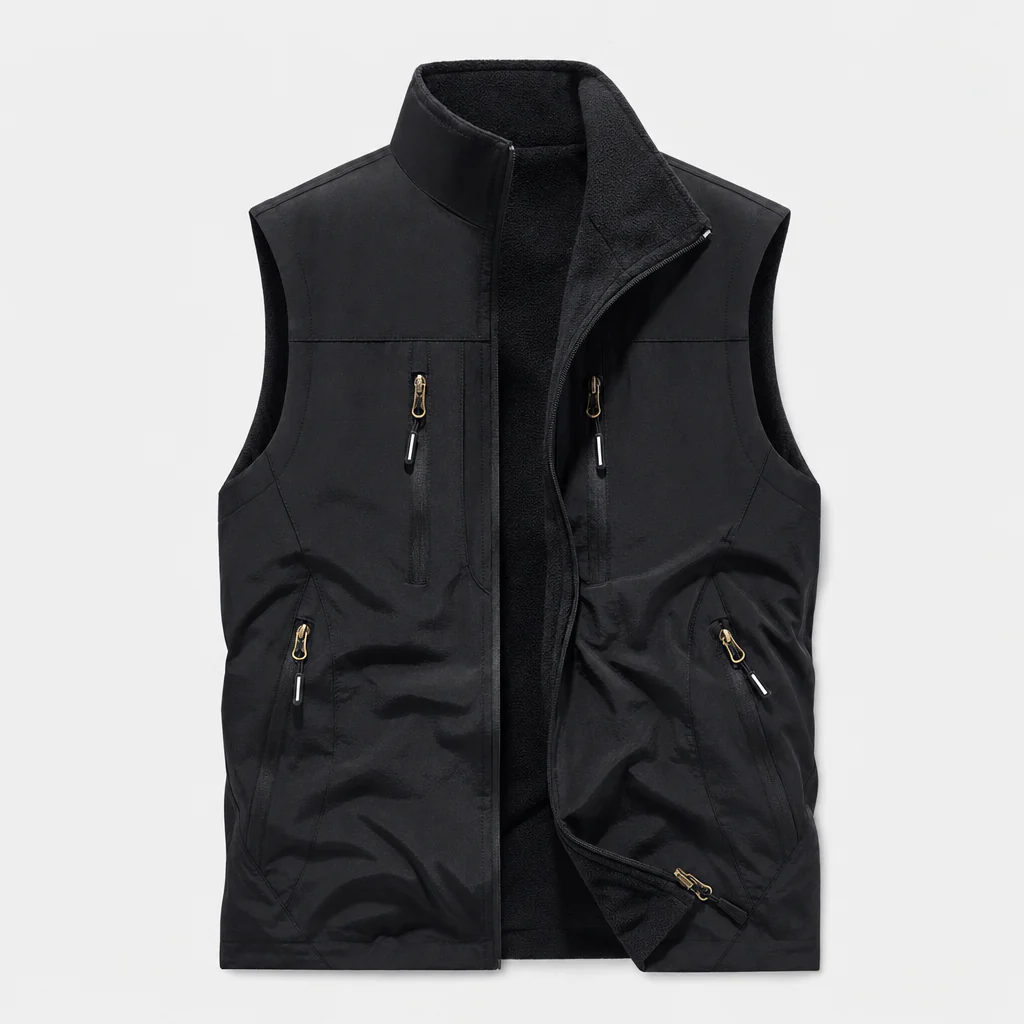 StratoGuard™ – Reversible Multi-Pocket Vest with Fleece Interior - Image 8