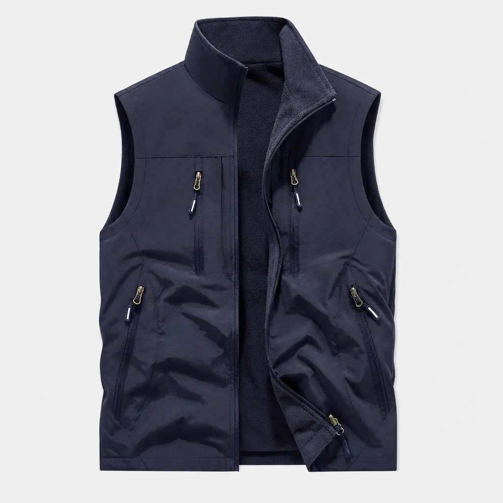 StratoGuard™ – Reversible Multi-Pocket Vest with Fleece Interior - Image 9