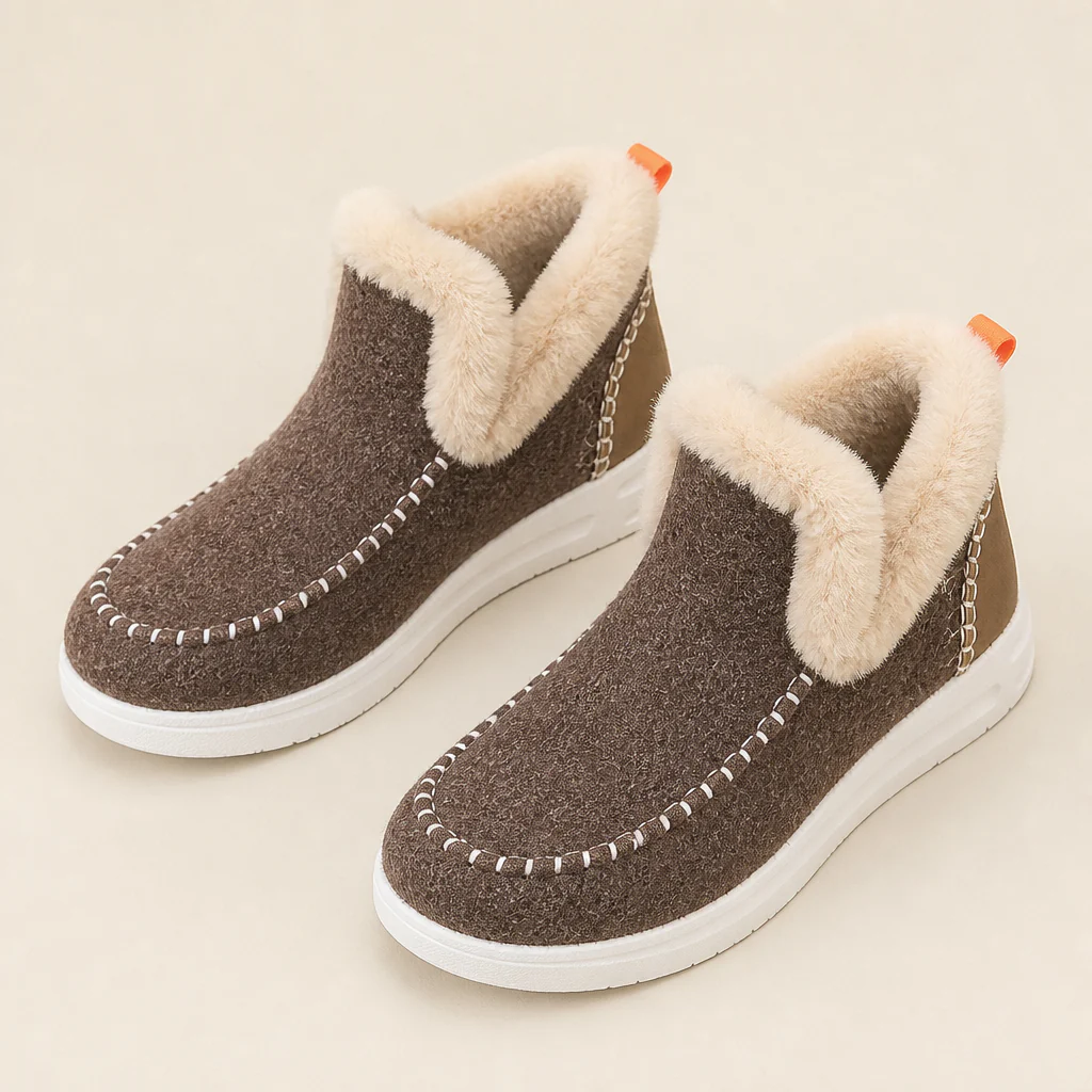 StrideEase™ – Cozy Faux Fur-Lined Slip-On Winter Boots - Image 11