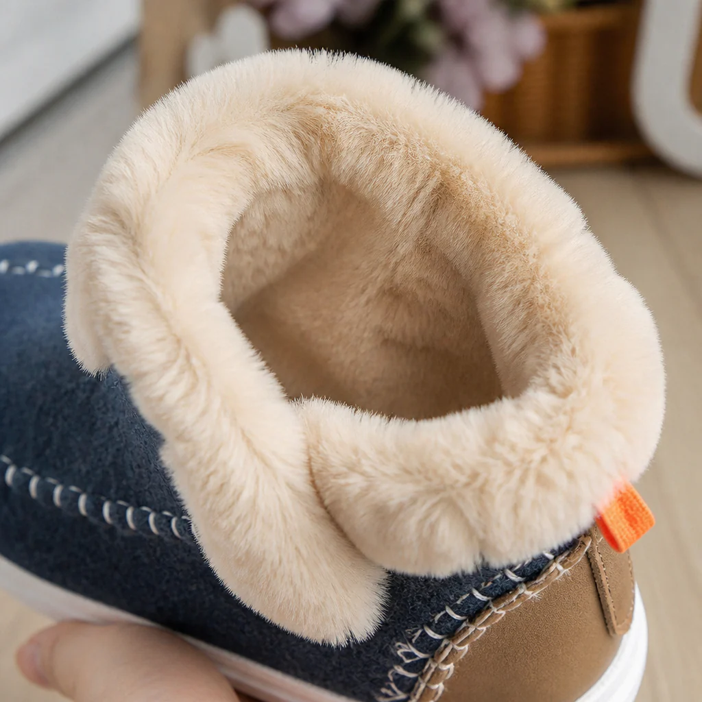 StrideEase™ – Cozy Faux Fur-Lined Slip-On Winter Boots - Image 4