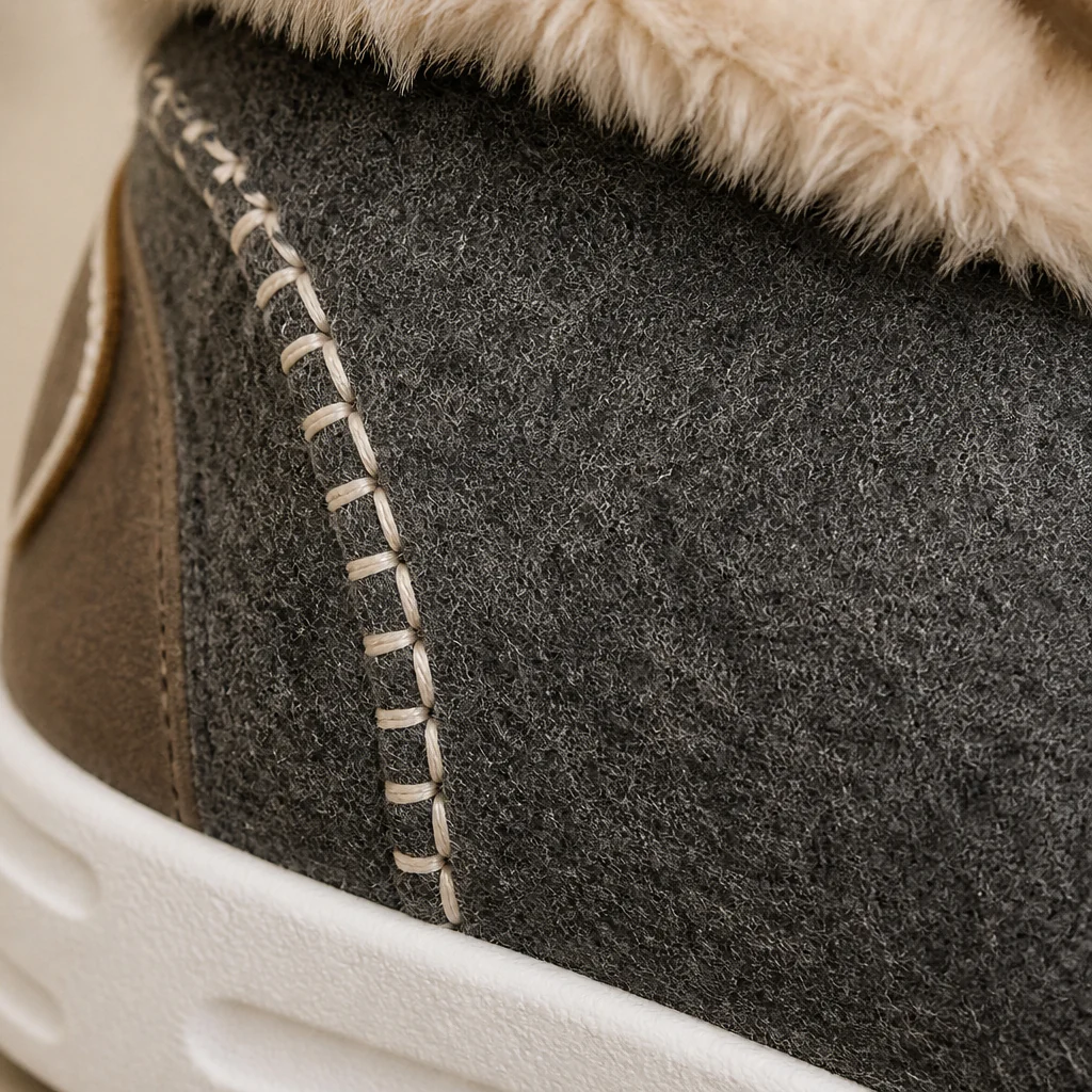 StrideEase™ – Cozy Faux Fur-Lined Slip-On Winter Boots - Image 5