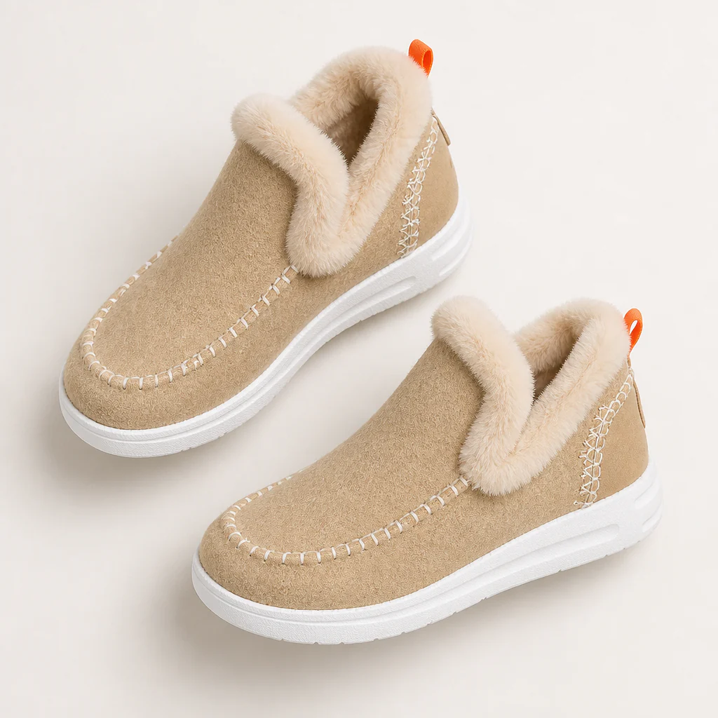StrideEase™ – Cozy Faux Fur-Lined Slip-On Winter Boots - Image 9