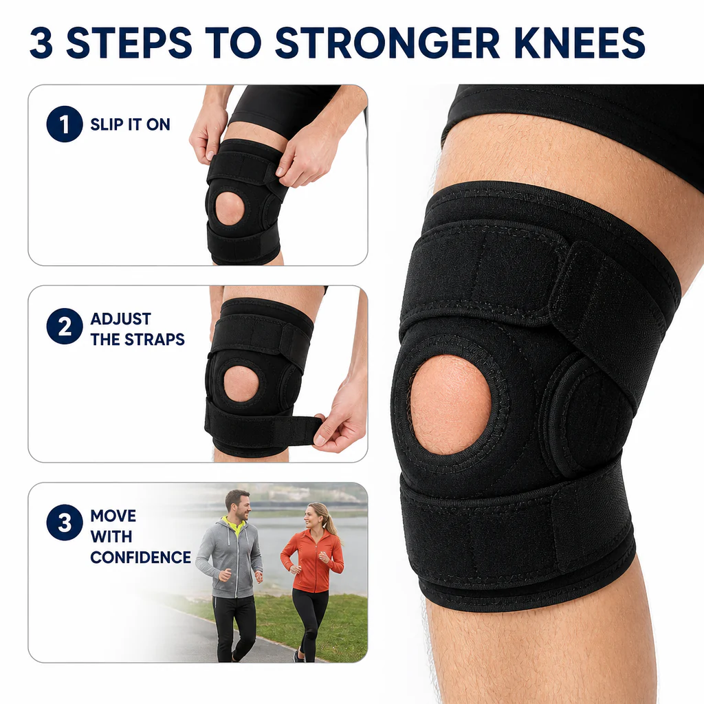 StrideSure™ Knee Stabilizer — Freedom to Move Boldly Without Knee Pain Holding You Back - Image 3