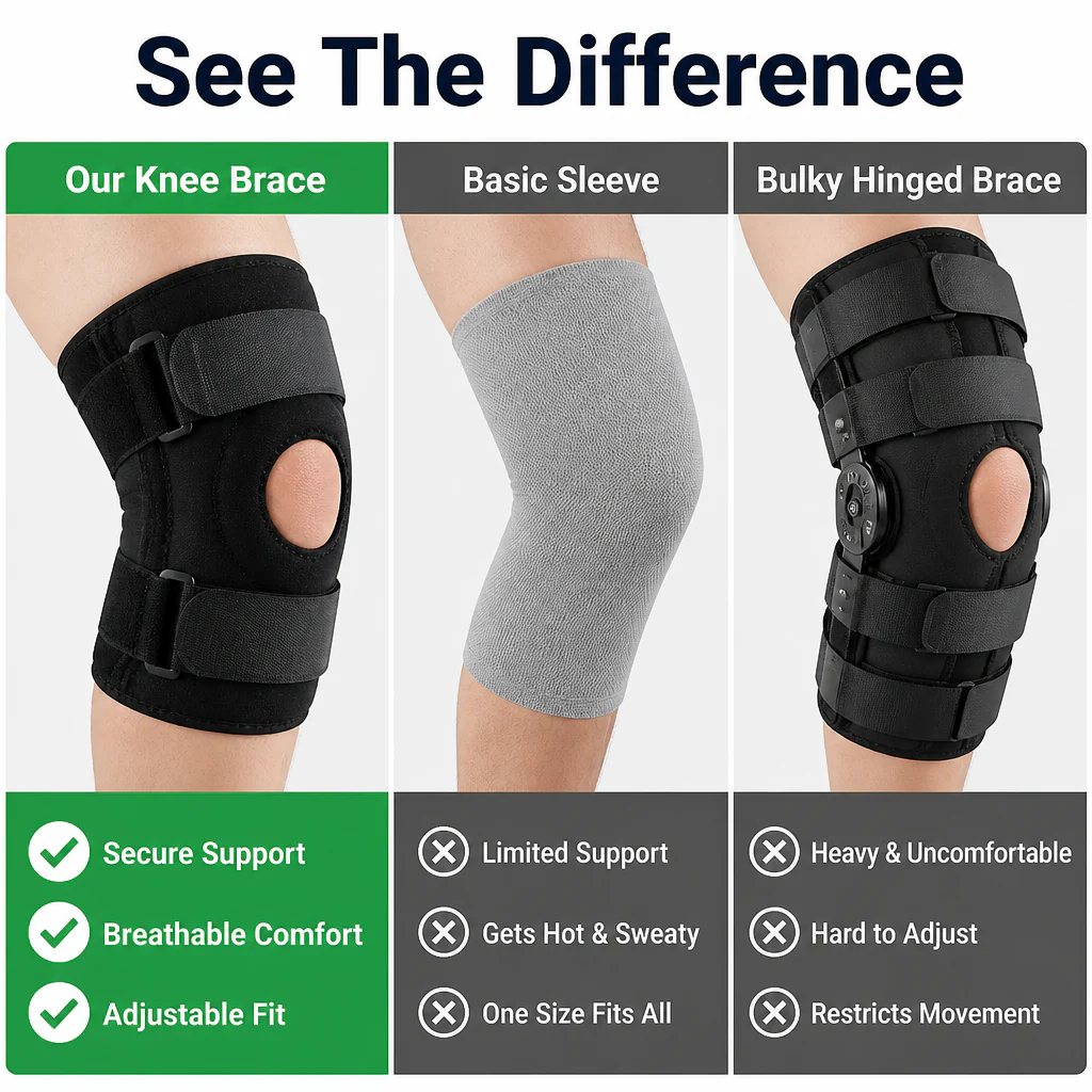 StrideSure™ Knee Stabilizer — Freedom to Move Boldly Without Knee Pain Holding You Back - Image 5
