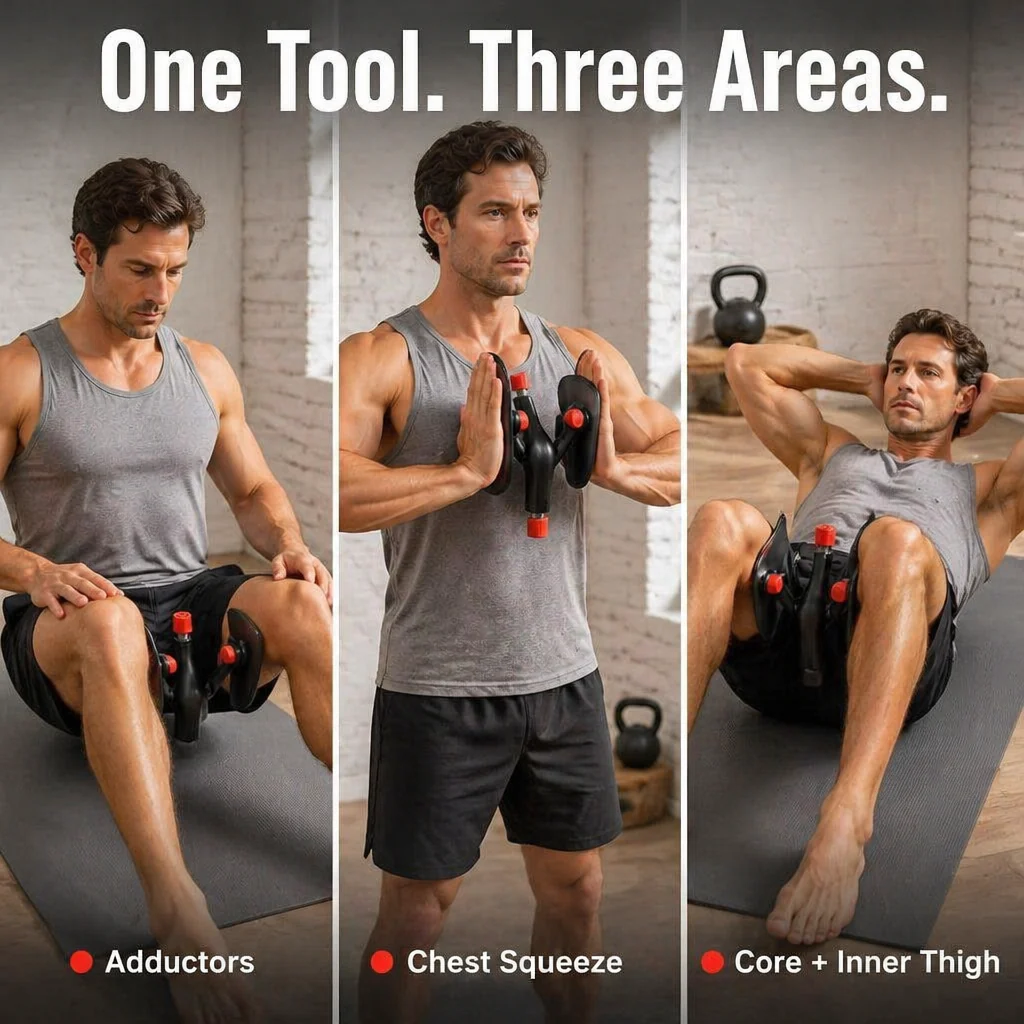 StrongFlex™ — Train Adductors, Chest & Core Anywhere You Can Sit Down - Image 4