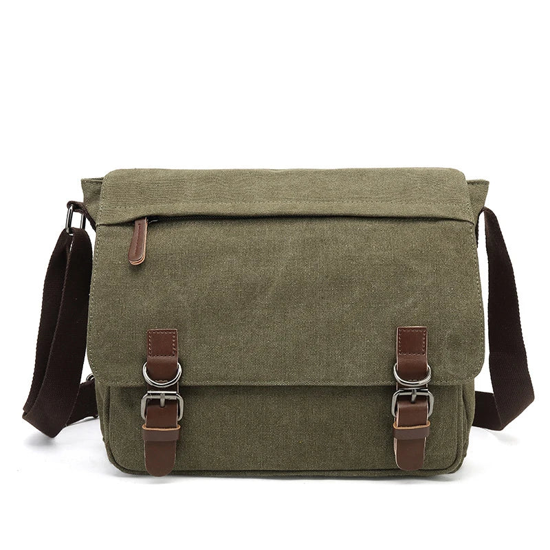 Stylish Canvas Shoulder Bag for Organized Travel - Image 11