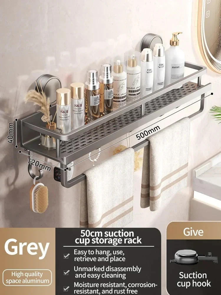 Suction Cup Shower Shelf | No-Drill Installation | Drip Catcher | SnapShelv - Image 11