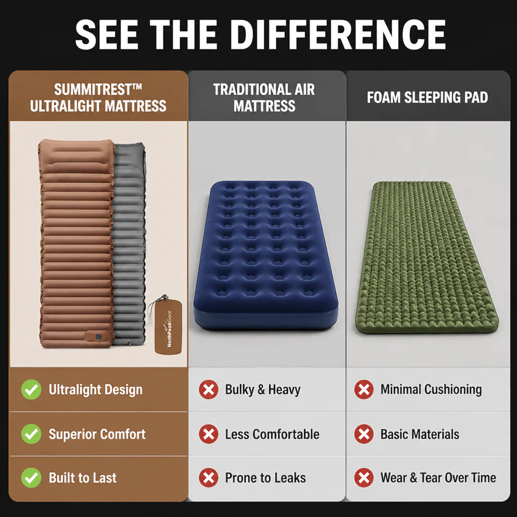 SummitRest™ Ultralight Mattress — Wake Up Energized, Carry Less, Explore More - Image 5