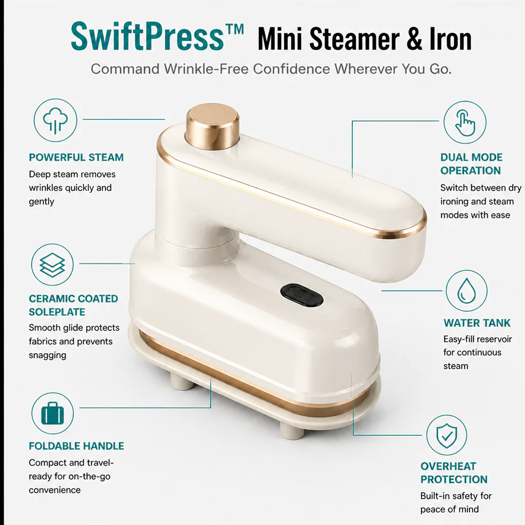 SwiftPress™ — Command Wrinkle-Free Confidence Wherever You Go - Image 7