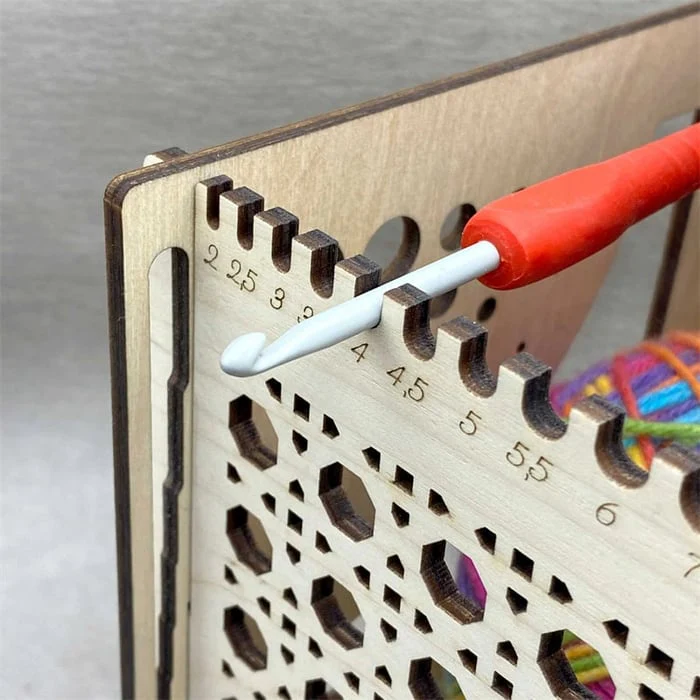 Tangle-Free Crafting Joy | Storage for Needles Scissors Supplies | Seamless Thread Movement Without Snags | KnitNest - Image 11