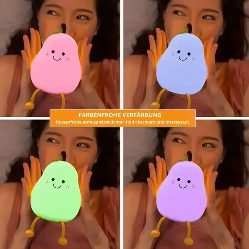 Teardrop-shaped silicone nocturnal lamp - Image 5