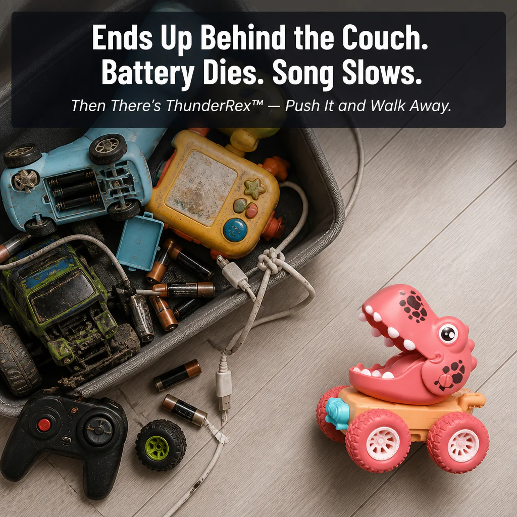 ThunderRex™ — Push, Race, and Roar with Tough No-Battery Dino Trucks - Image 2