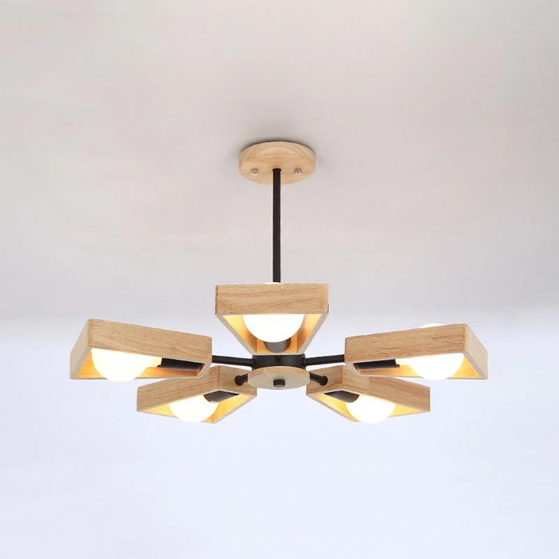 Timber Sputnik Pendant Light Fixture - Image 12
