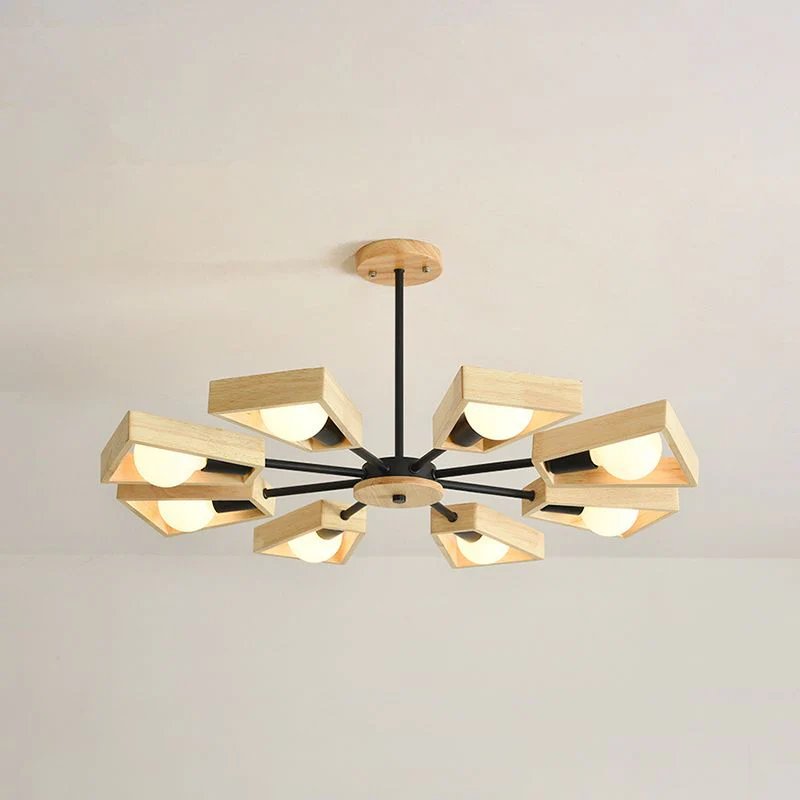 Timber Sputnik Pendant Light Fixture - Image 14