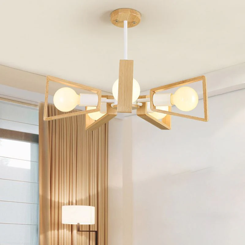 Timber Sputnik Pendant Light Fixture - Image 6