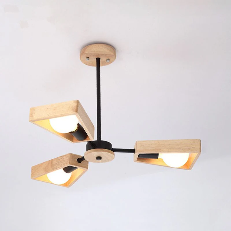 Timber Sputnik Pendant Light Fixture - Image 8