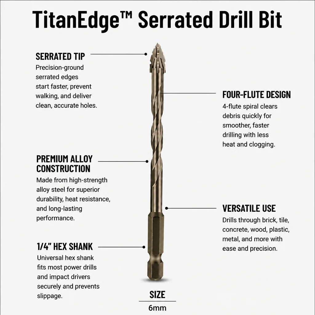 TitanEdge™ — Power Through Every Drill Job with Unstoppable Precision and Lasting Sharpness - Image 10