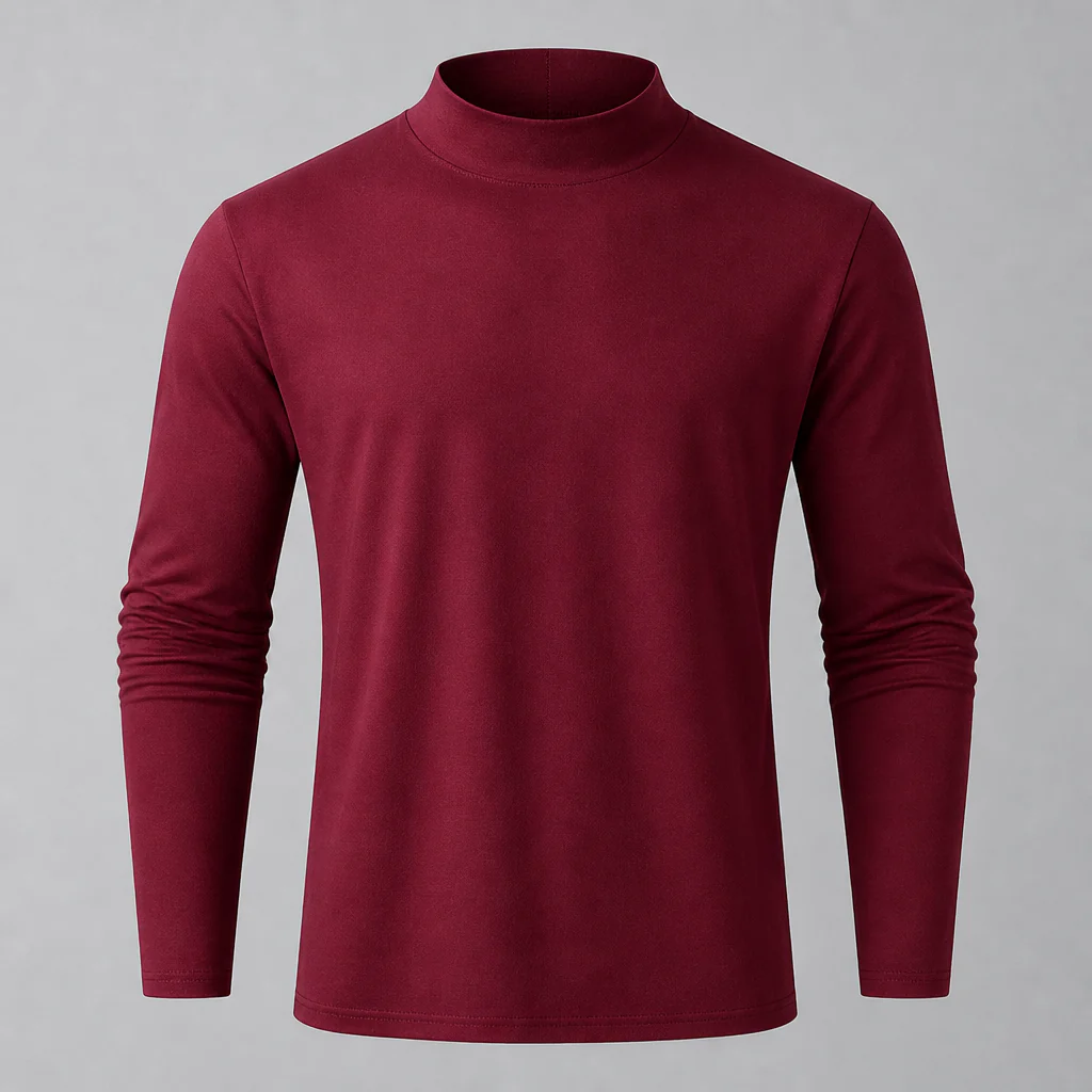 TitanFit™ – Sleek Slim Fit Mock Neck Long Sleeve Base Layer - Image 12