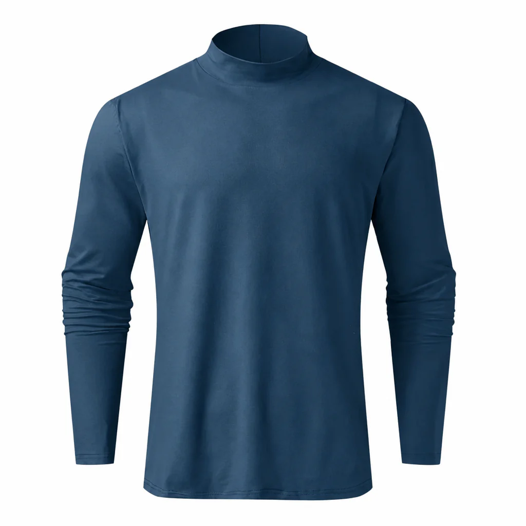 TitanFit™ – Sleek Slim Fit Mock Neck Long Sleeve Base Layer - Image 13
