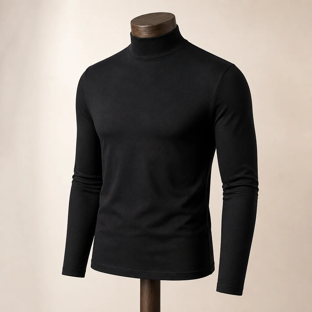 TitanFit™ – Sleek Slim Fit Mock Neck Long Sleeve Base Layer - Image 4