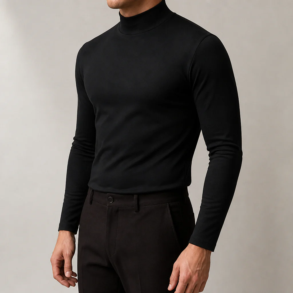 TitanFit™ – Sleek Slim Fit Mock Neck Long Sleeve Base Layer - Image 7