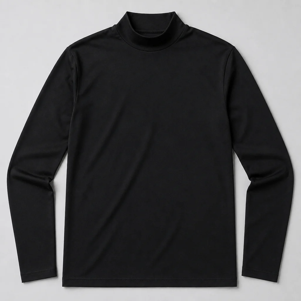 TitanFit™ – Sleek Slim Fit Mock Neck Long Sleeve Base Layer - Image 8