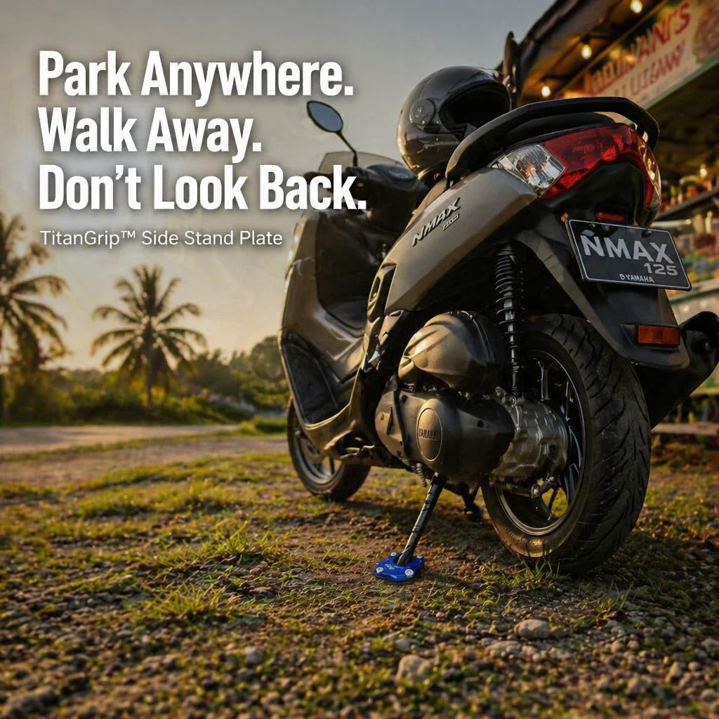 TitanGrip™ — Never Worry About Your Bike Tipping on Soft Ground Again