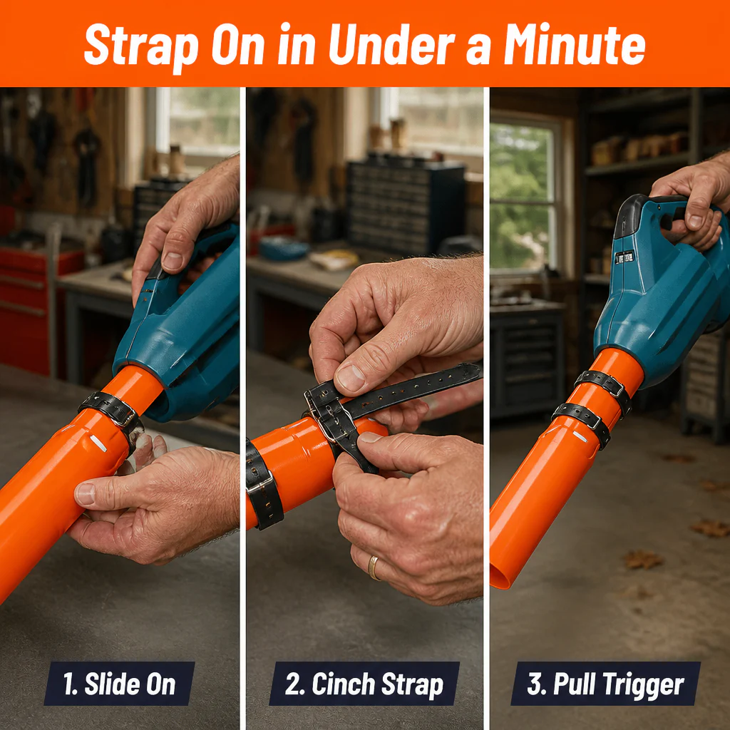 TurboBreeze™ — Double Your Blower's Airflow and Clear Leaves Twice as Fast - Image 5