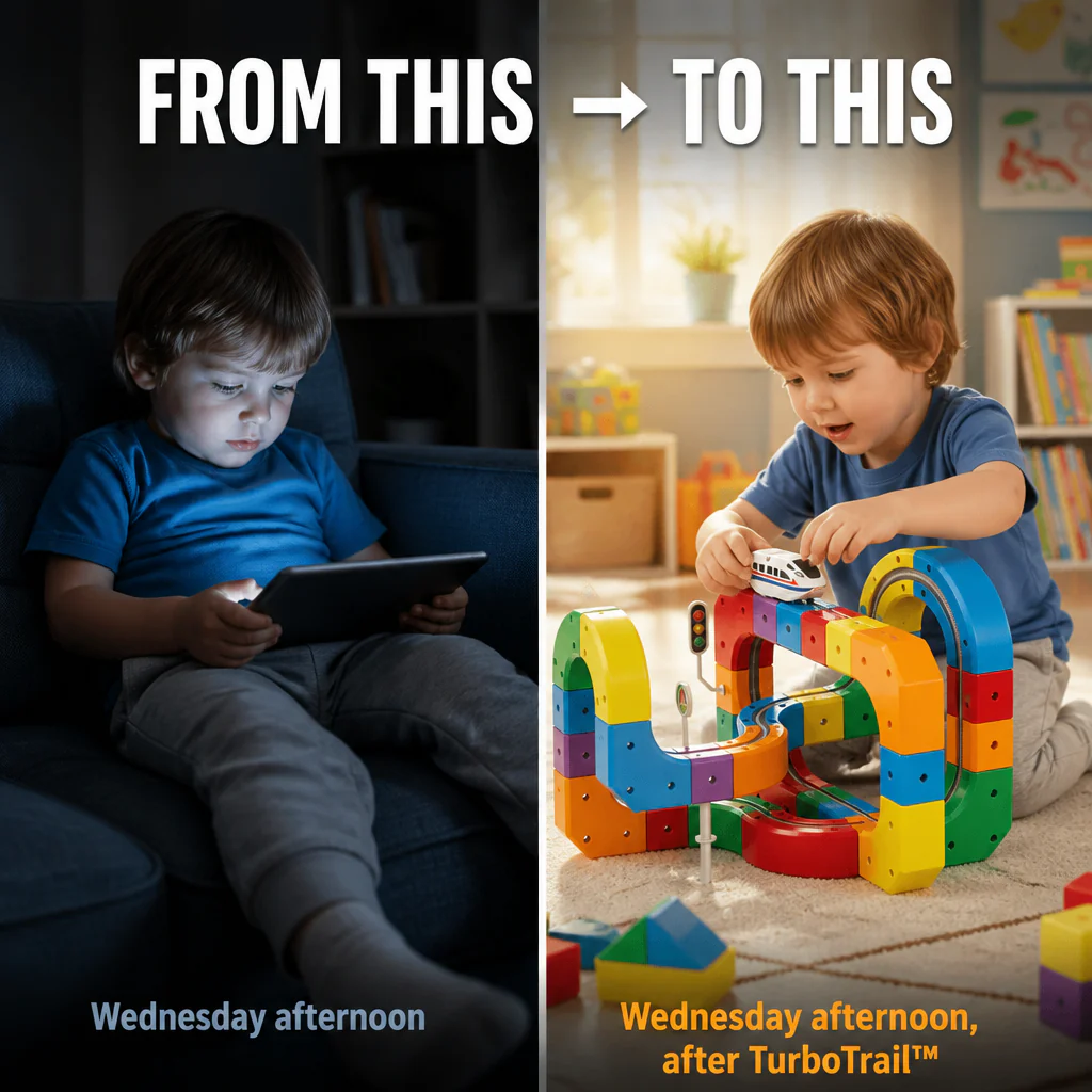 TurboTrail™ — Snap-Together Cube Tracks That Pull Kids Off Screens For Hours - Image 2